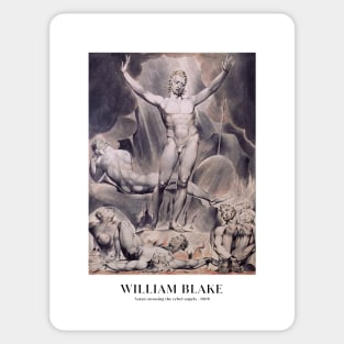 William Blake - Satan arousing the rebel angels Sticker